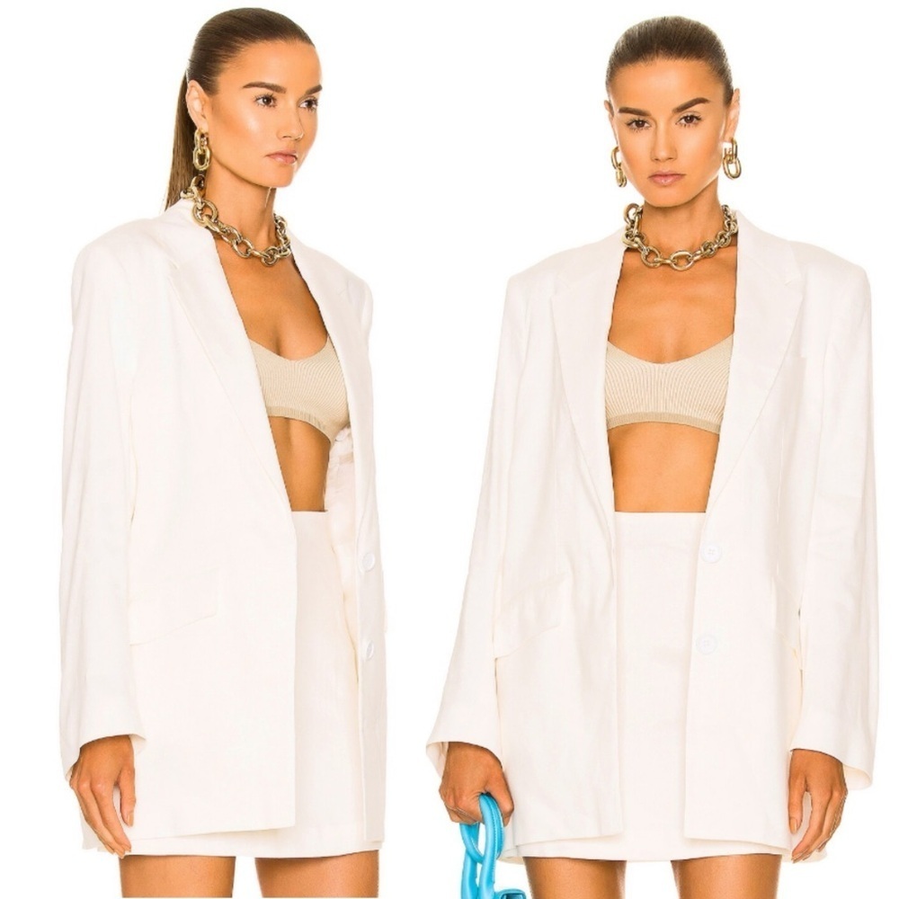 Gauge81 Naola Linen Blazer in White – Size Small (NWT)